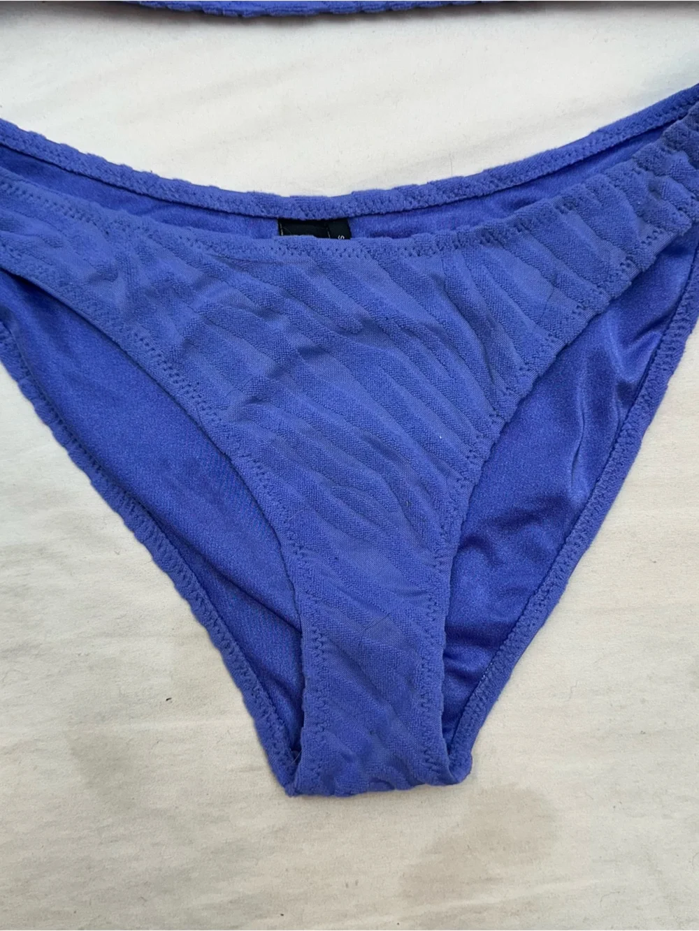 triangl swimwear purple Textured Bikini Two-Piece